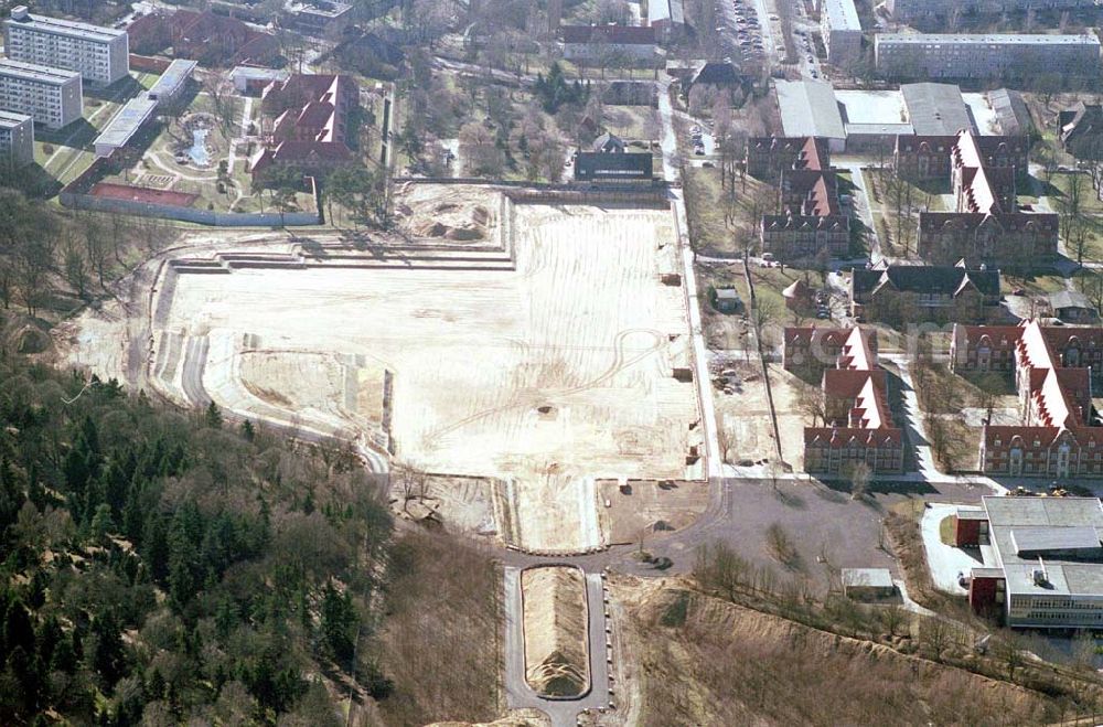 Aerial image Berlin - Buch - Erweiterungsbaustelle der HELIOS-Kliniken AG am Klinikum Berlin-Buch