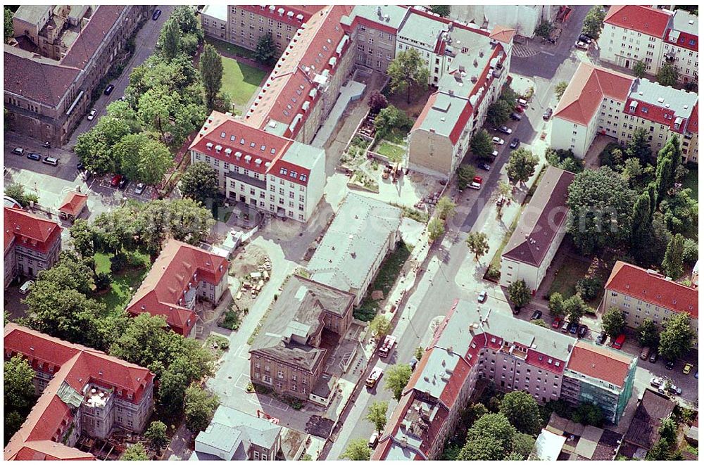 Aerial image Berlin Lichtenberg - Erweiterungsbaustelle Krankenhaus Lichtenberg