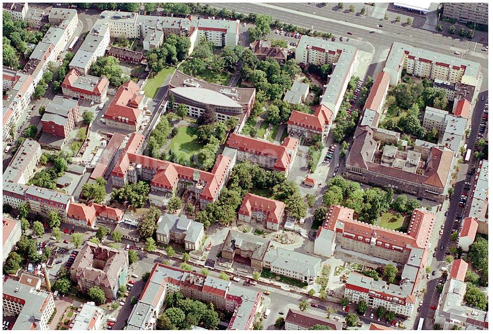 Aerial image Berlin Lichtenberg - Erweiterungsbaustelle Krankenhaus Lichtenberg