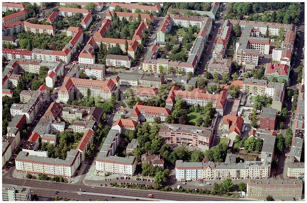 Berlin Lichtenberg from the bird's eye view: Erweiterungsbaustelle Krankenhaus Lichtenberg