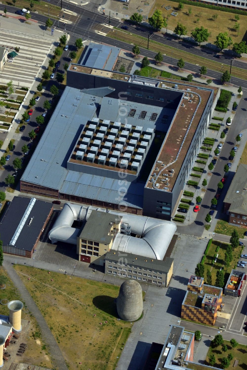 Aerial image Berlin OT Adlershof - View of the Erwin Schroedinger Zentrum in Berlin - Adlershof