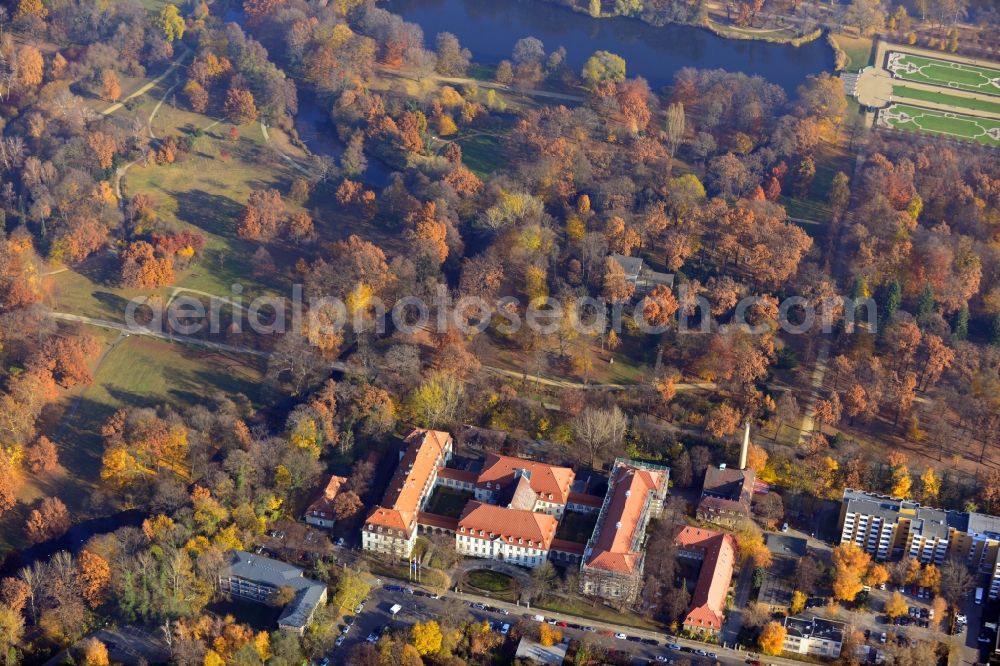 Aerial photograph Berlin OT Charlottenburg - View of the ESCP Europe business school Berlin