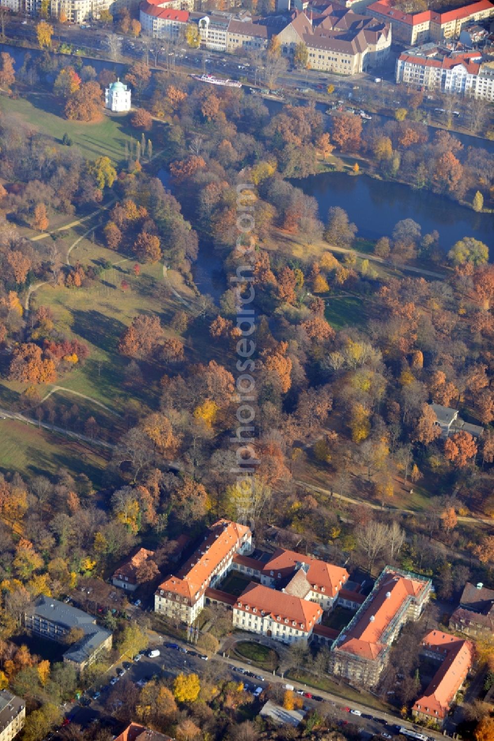 Berlin OT Charlottenburg from above - View of the ESCP Europe business school Berlin