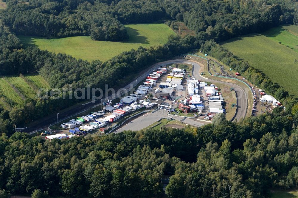 Buxtehude from the bird's eye view: The Estering is a permanent motor racing circuit for rallycross competitions in Buxtehude, located about 35 km southwest of Hamburg in the federal state of Lower Saxony, Germany