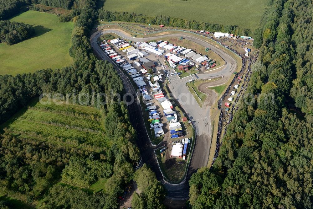 Aerial image Buxtehude - The Estering is a permanent motor racing circuit for rallycross competitions in Buxtehude, located about 35 km southwest of Hamburg in the federal state of Lower Saxony, Germany