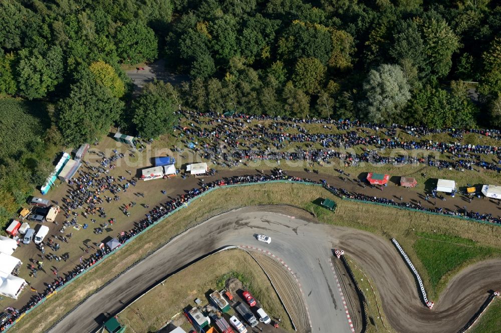 Buxtehude from the bird's eye view: The Estering is a permanent motor racing circuit for rallycross competitions in Buxtehude, located about 35 km southwest of Hamburg in the federal state of Lower Saxony, Germany