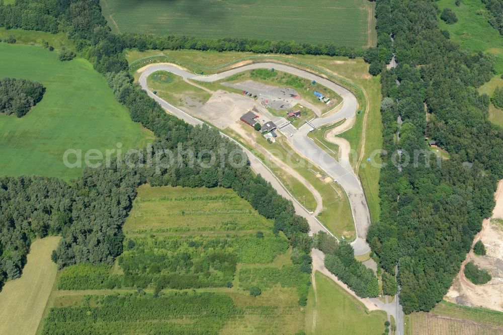 Buxtehude from the bird's eye view: The Estering is a permanent motor racing circuit for rallycross competitions in Buxtehude, located about 35 km southwest of Hamburg in the federal state of Lower Saxony, Germany