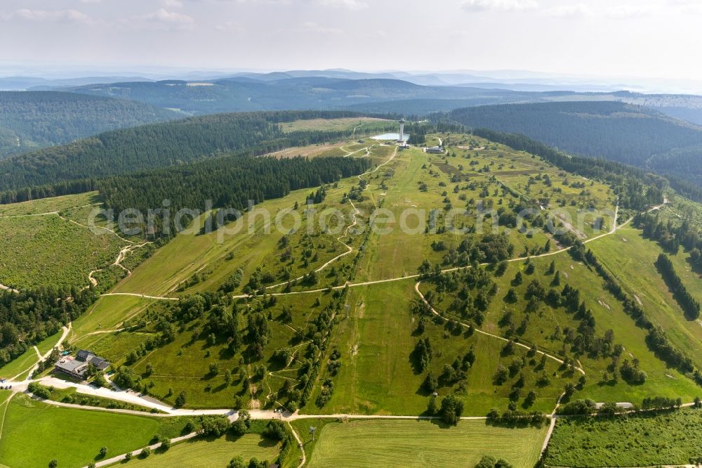 Willingen (Upland) from above - View of the Ettelsberg near Willingen ( Upland ) in the state of Hesse