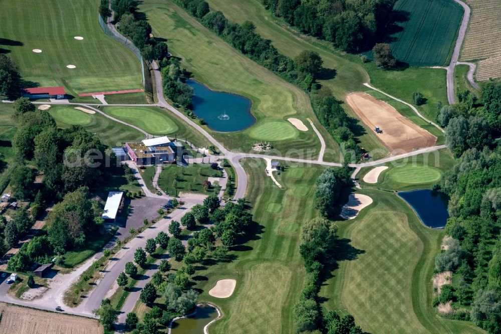 Aerial photograph Herbolzheim - Grounds of the Golf course at Breisgau Golf in Herbolzheim in the state Baden-Wurttemberg, Germany