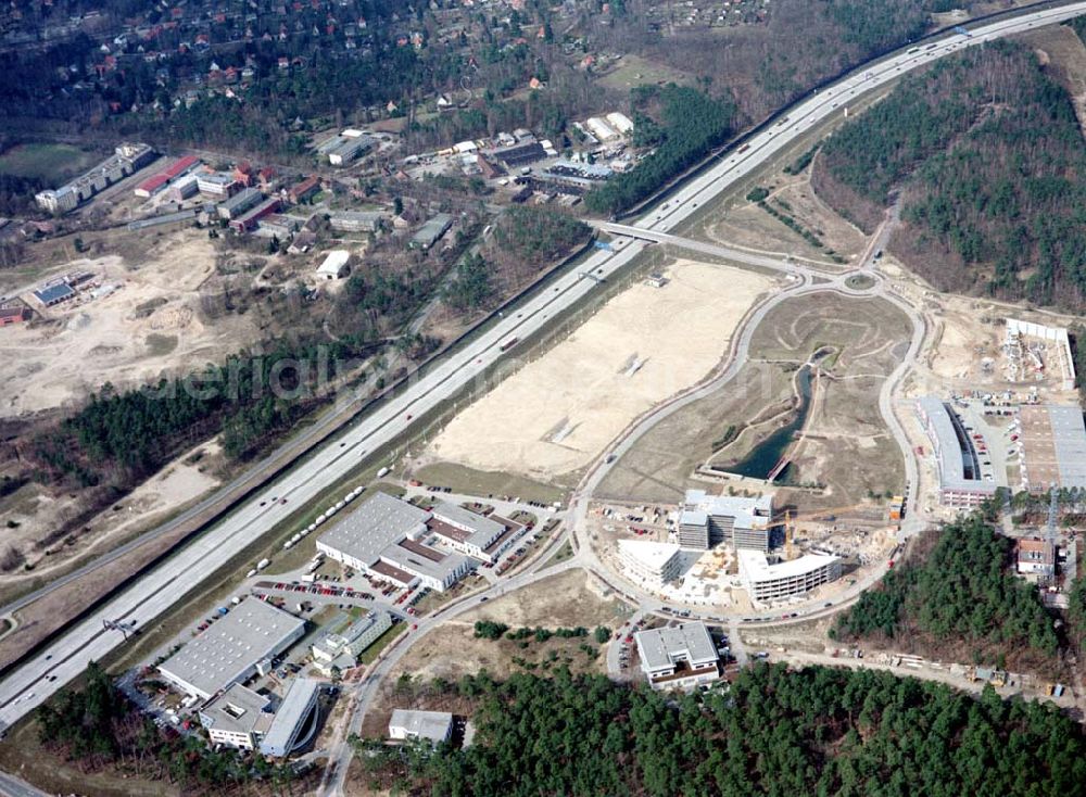 Aerial image Drewitz - Europark Dreilinden.