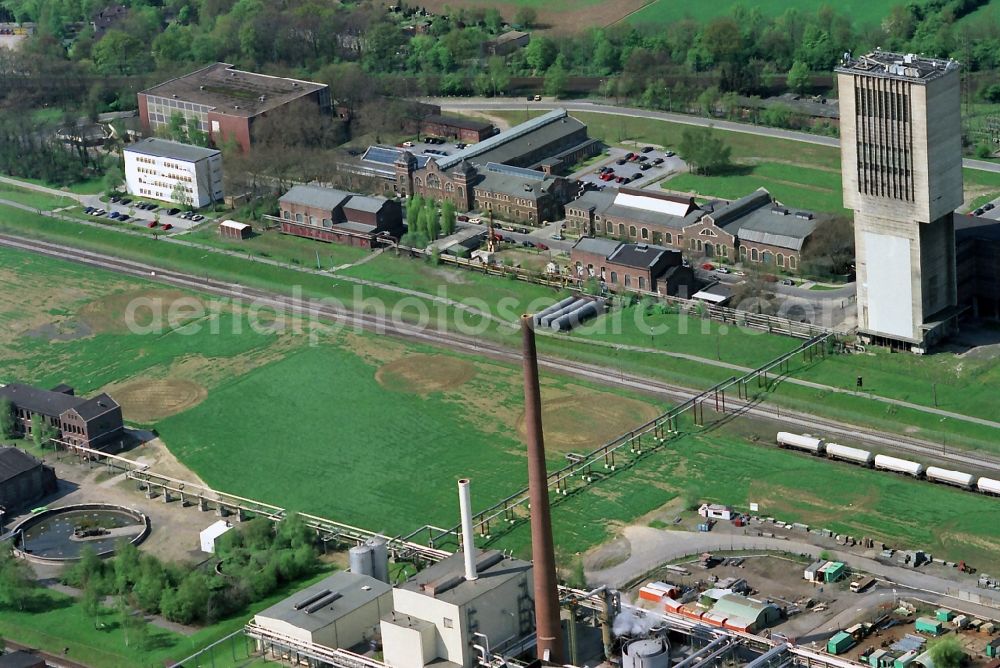 Moers from the bird's eye view: Eurotec technology park on the site of the former mine Rheinpreussen in Moers in North Rhine-Westphalia