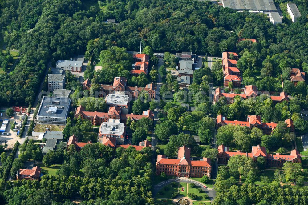 Aerial image Berlin - Evangelical Hospital Queen Elisabeth Herzberge in Berlin Lichtenberg