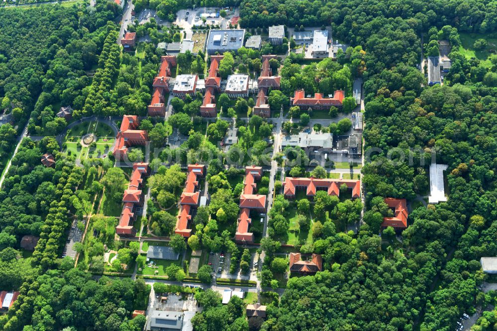 Berlin from the bird's eye view: Evangelical Hospital Queen Elisabeth Herzberge in Berlin Lichtenberg