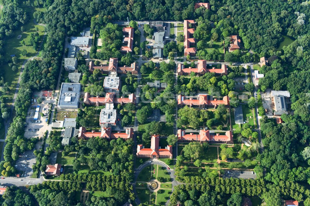 Aerial image Berlin - Evangelical Hospital Queen Elisabeth Herzberge in Berlin Lichtenberg