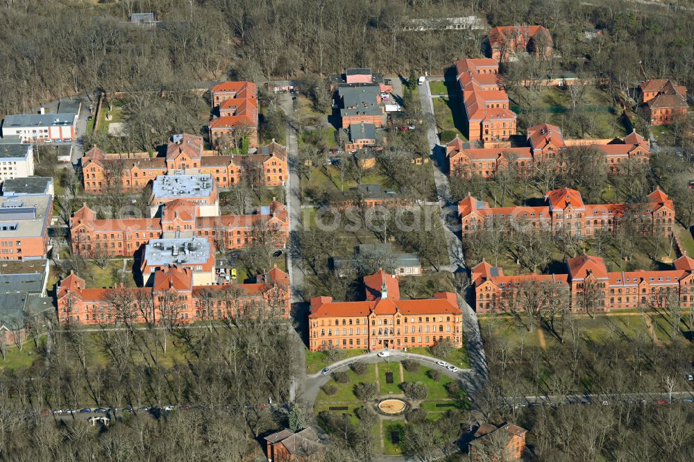 Berlin from the bird's eye view: Evangelical Hospital Queen Elisabeth Herzberge in Berlin Lichtenberg