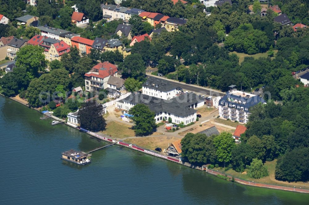 Aerial image Berlin - Exclusive gated community on the banks of the Mueggelsee in Berlin