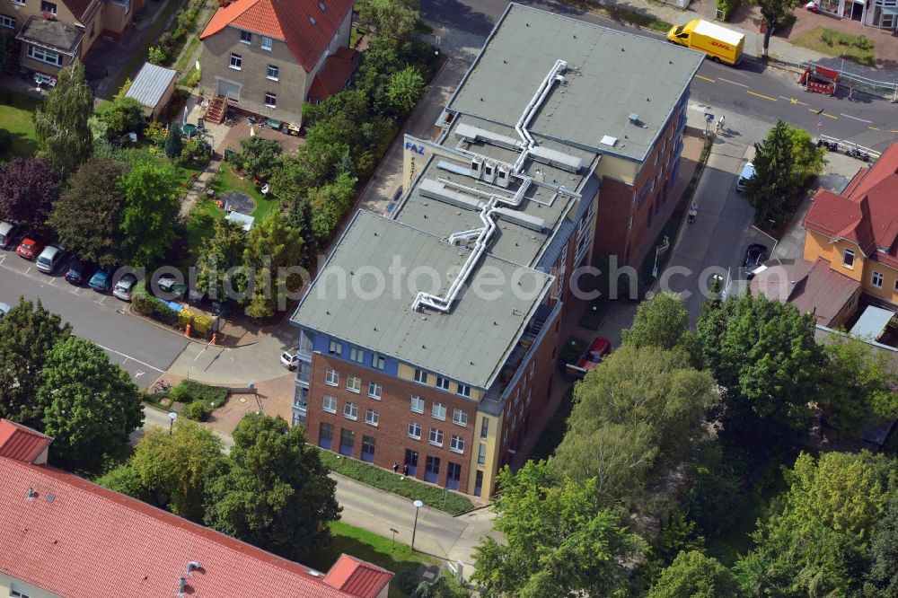 Aerial photograph Berlin - View at the specialist medical center Berlin Kaulsdorf at the Myslowitzer in Berlin Hellersdorf