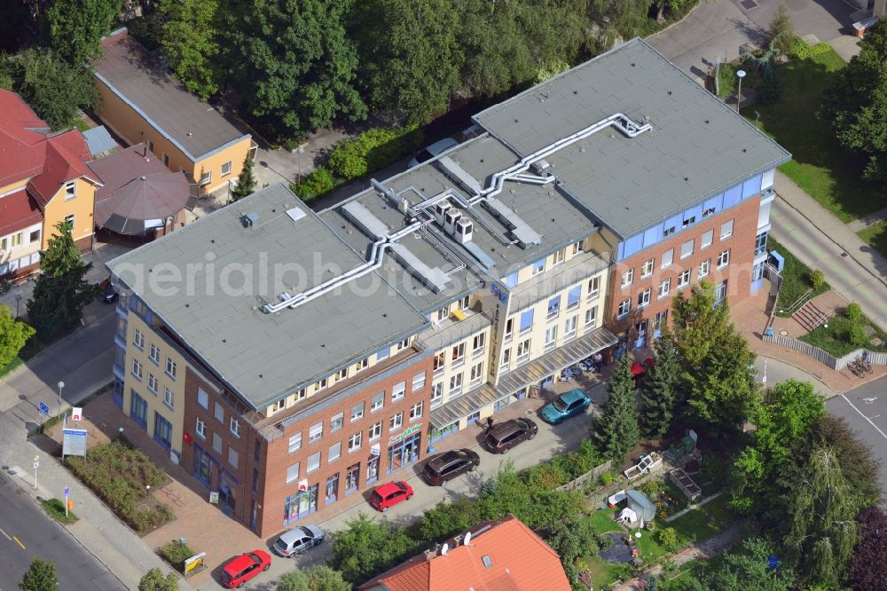 Aerial image Berlin - View at the specialist medical center Berlin Kaulsdorf at the Myslowitzer in Berlin Hellersdorf