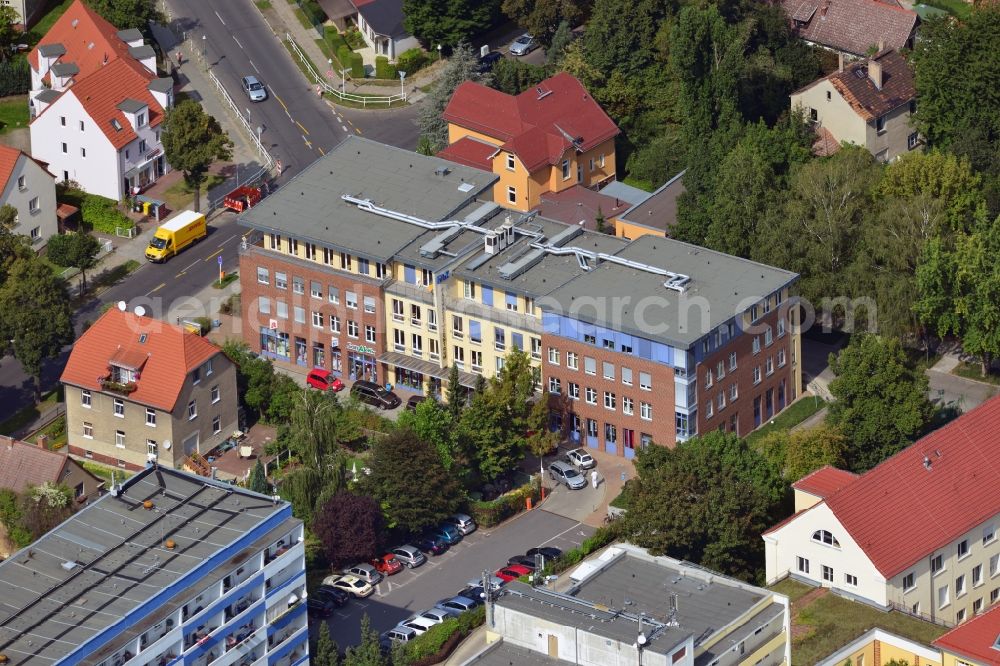 Berlin from the bird's eye view: View at the specialist medical center Berlin Kaulsdorf at the Myslowitzer in Berlin Hellersdorf