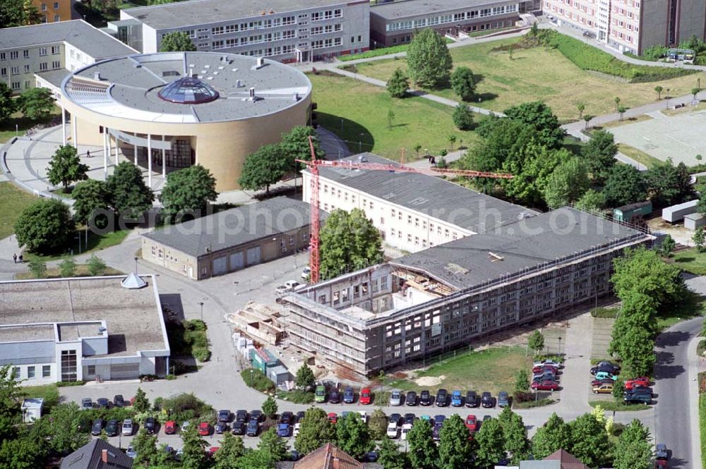 Senftenberg / Brandenburg from above - Fachhochschule Senftenberg. Fachhochschule Lausitz Großenhainer Str. 57 01968 Senftenberg Postanschrift: Postfach 1538 01958 Senftenberg Telefon:+49(0)3573 85 0 Telefax: +49(0)3573 85 209 Datum: 21.05.2003