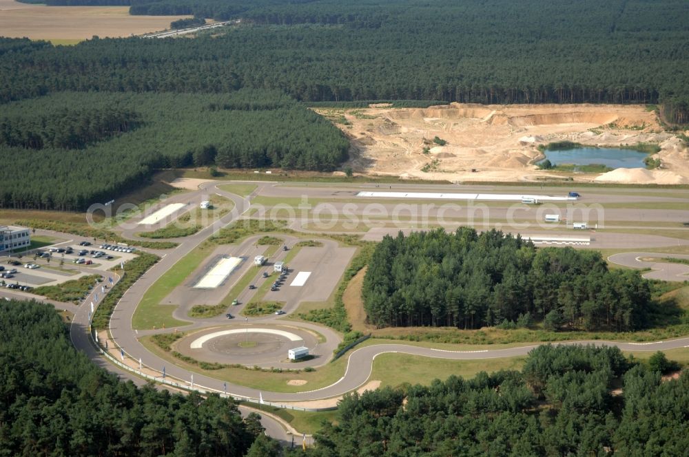 Linthe from the bird's eye view: Driving Safety Training to improve road safety in motor vehicles in Linthe in the state Brandenburg