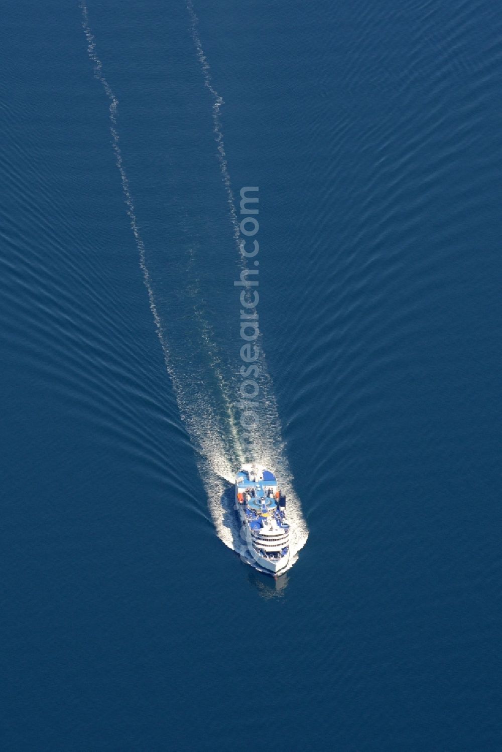 Aerial photograph Puttgarden - Ride a ferry ship on the Baltic Sea in Puttgarden in the state Schleswig-Holstein