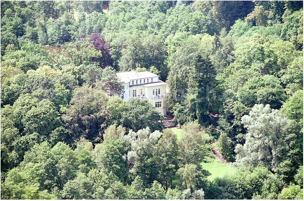 Aerial photograph Kratzeburg - 20.07.2004 Familienferienstätte Dambecker Park im Nationalpark Müritz AWO Sano gemeinnützige GmbH Susanne Müller-Bohley Leiterin der Familienferienstätte S.Mueller-Bohley@awosano.de