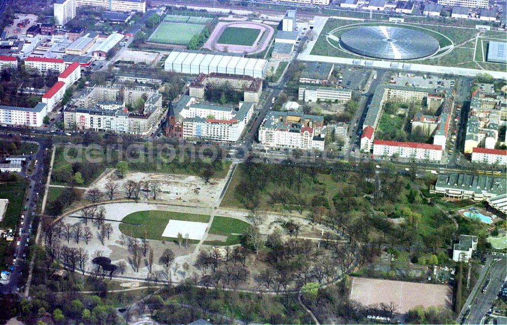 Berlin - Friedrichshain from above - 