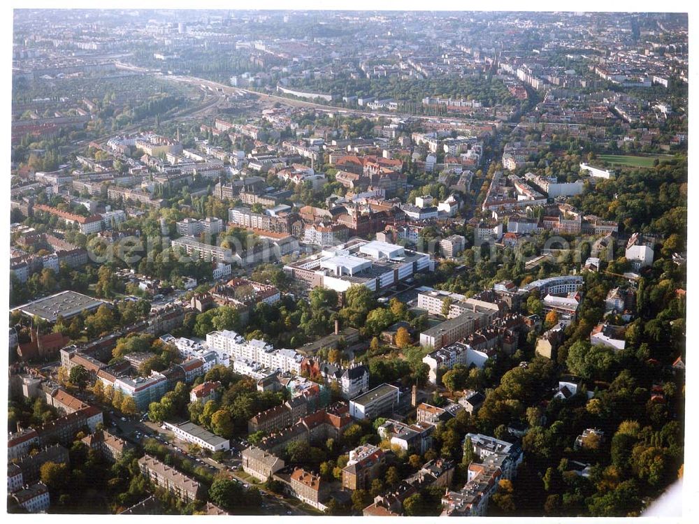 Aerial image Berlin - Pankow - Fast fertiges Rathauscenter am Rathaus in Berlin - Pankow der FUNDUS-Gruppe in Köln.