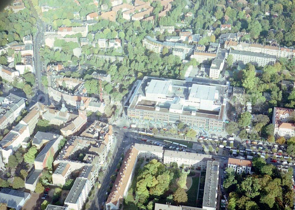 Aerial photograph Berlin - Pankow - Fast fertiges Rathauscenter am Rathaus in Berlin - Pankow der FUNDUS-Gruppe in Köln.