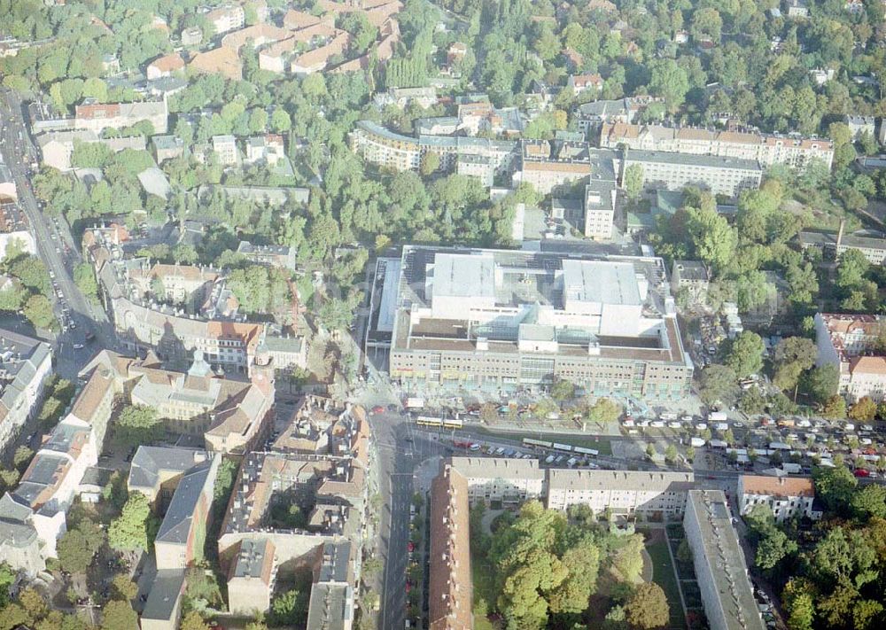 Berlin - Pankow from above - Fast fertiges Rathauscenter am Rathaus in Berlin - Pankow der FUNDUS-Gruppe in Köln.