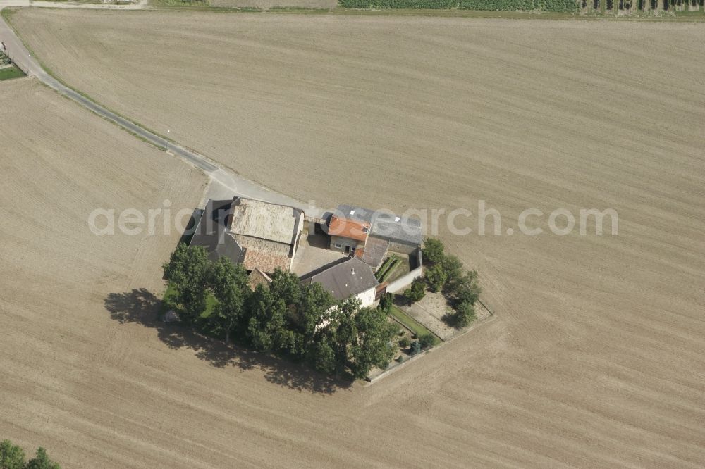 Zotzenheim / VBG Spendlingen-Gen from above - Field landscape with a farmer's homestead in Zotzenheim in Rhineland-Palatinate