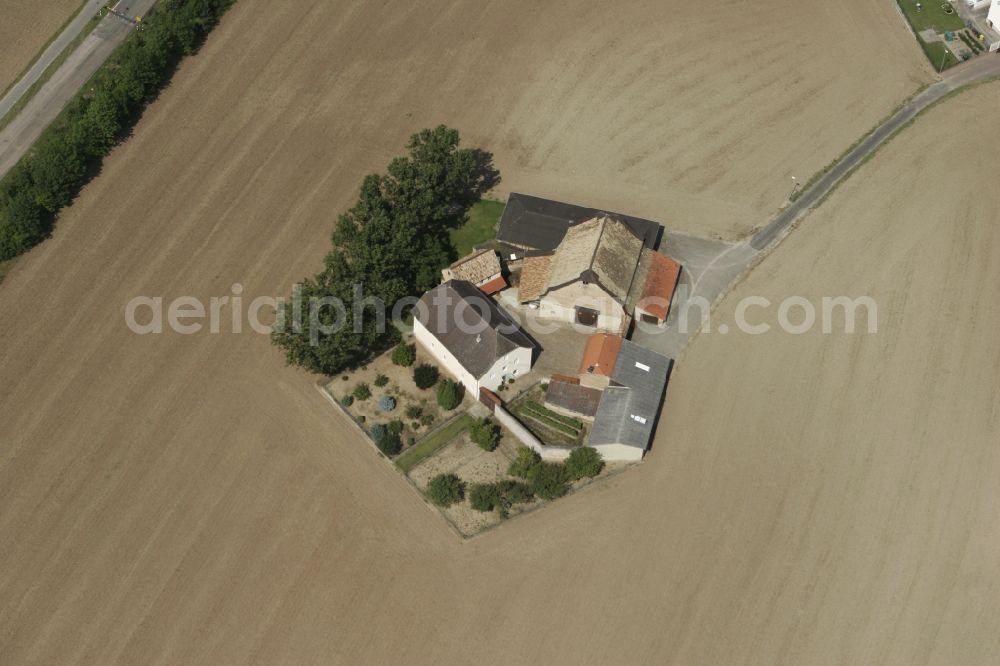 Zotzenheim / VBG Spendlingen-Gen from above - Field landscape with a farmer's homestead in Zotzenheim in Rhineland-Palatinate