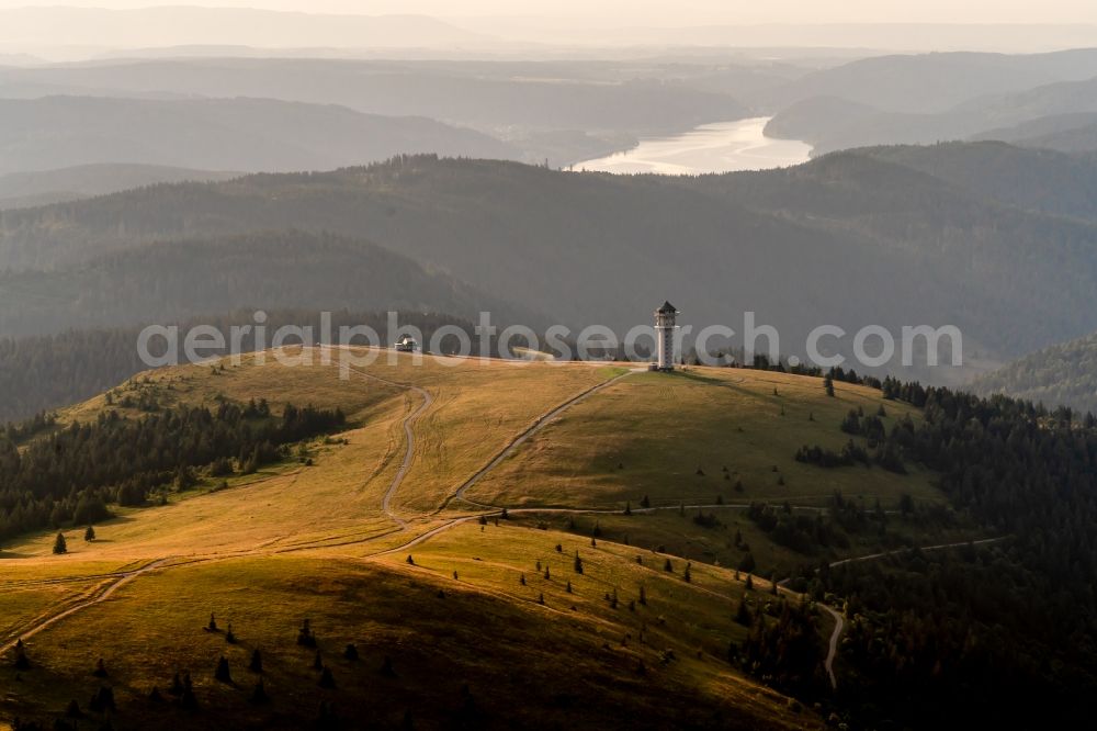 Aerial image Feldberg (Schwarzwald) - Rock and mountain landscape Feldberg in Schwarzwald in Feldberg (Schwarzwald) in the state Baden-Wurttemberg, Germany