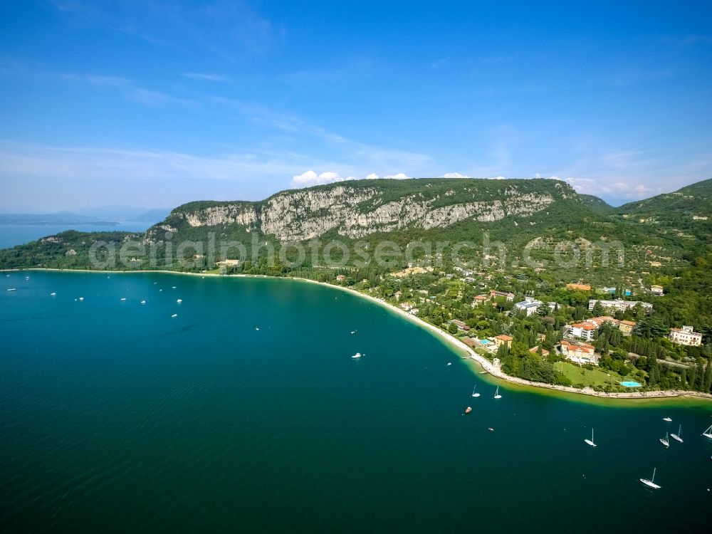 Garda from above - Plateau Monte Luppia in Garda in Veneto, Italy