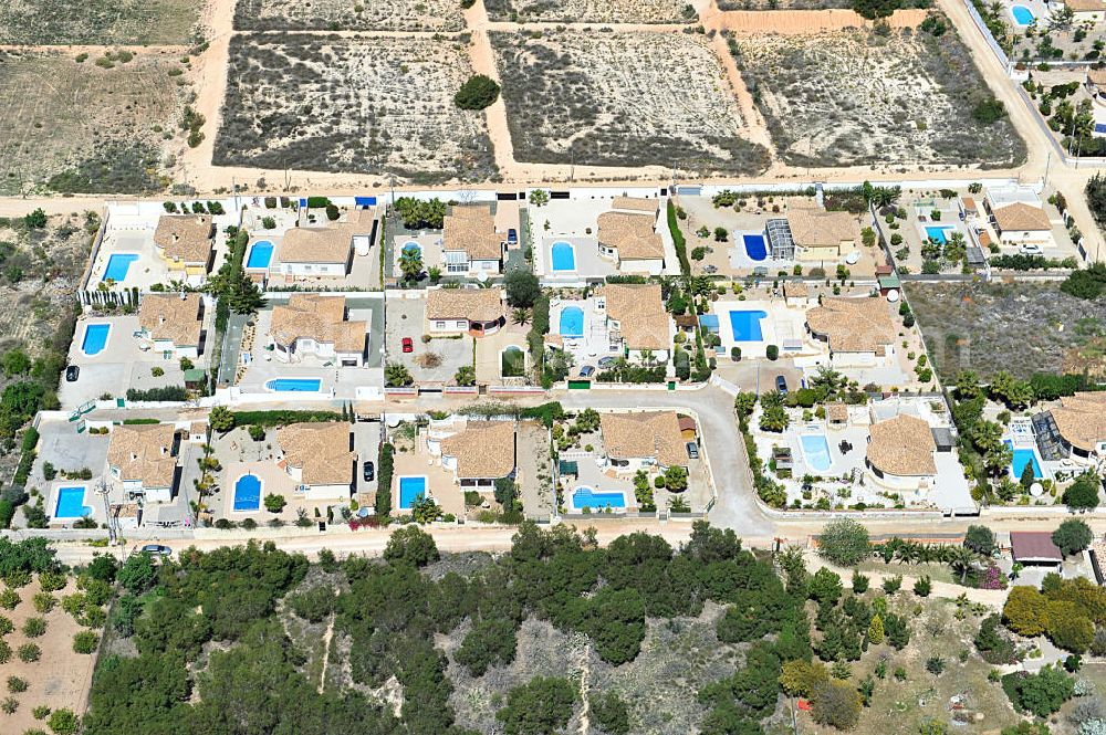 Aerial image Casas Del Cura - Holiday homes in Casas Del Cura vacancy in the region of Murcia in Spain