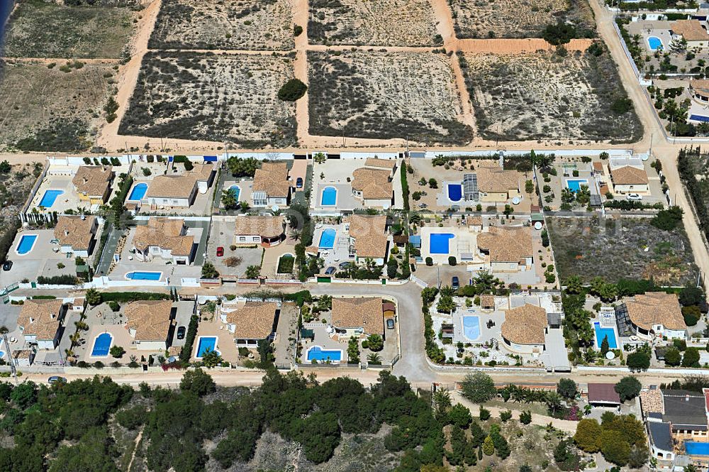 Casas Del Cura from above - Holiday homes in Casas Del Cura vacancy in the region of Murcia in Spain