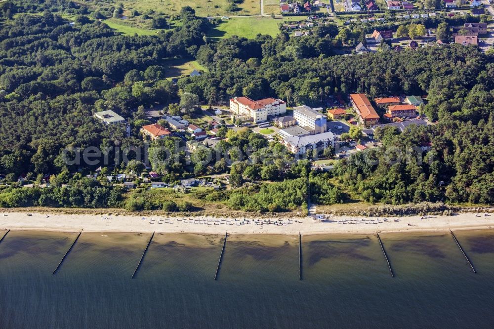 Zempin from the bird's eye view: Holiday resorts in Zempin in the state Mecklenburg-Vorpommern, Germany