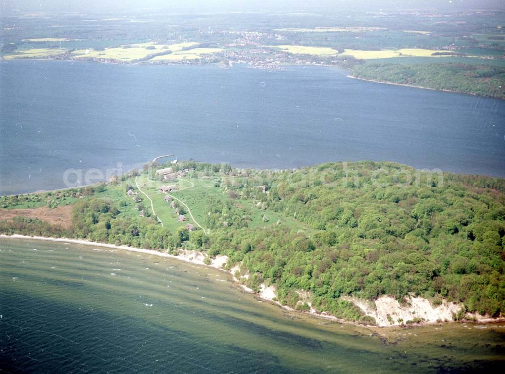 Insel Vilm from above - Ferienanlagen auf der Insel Vilm.