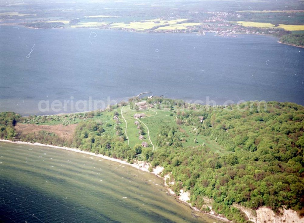 Insel Vilm from the bird's eye view: Ferienanlagen auf der Insel Vilm.