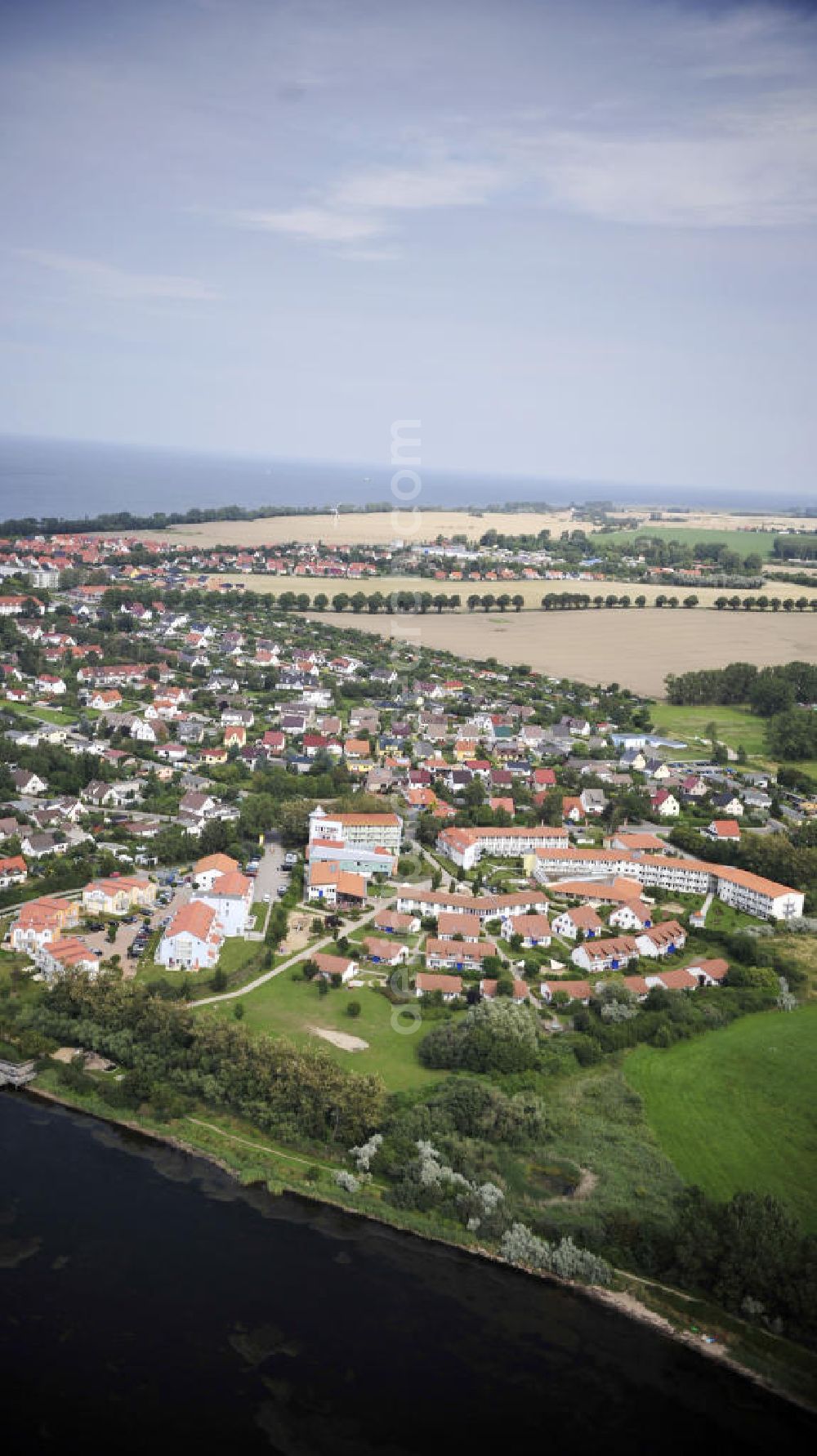 Aerial image Rerik - Rerik / Mecklenburg Vorpommern Blick auf das Feriendorf der AWO SANO gGmbH am Haffwinkel 18 in 18230 Ostseebad Rerik. View of the Village of AWO SANO gGmbH on Haffwinkel in Rerik.