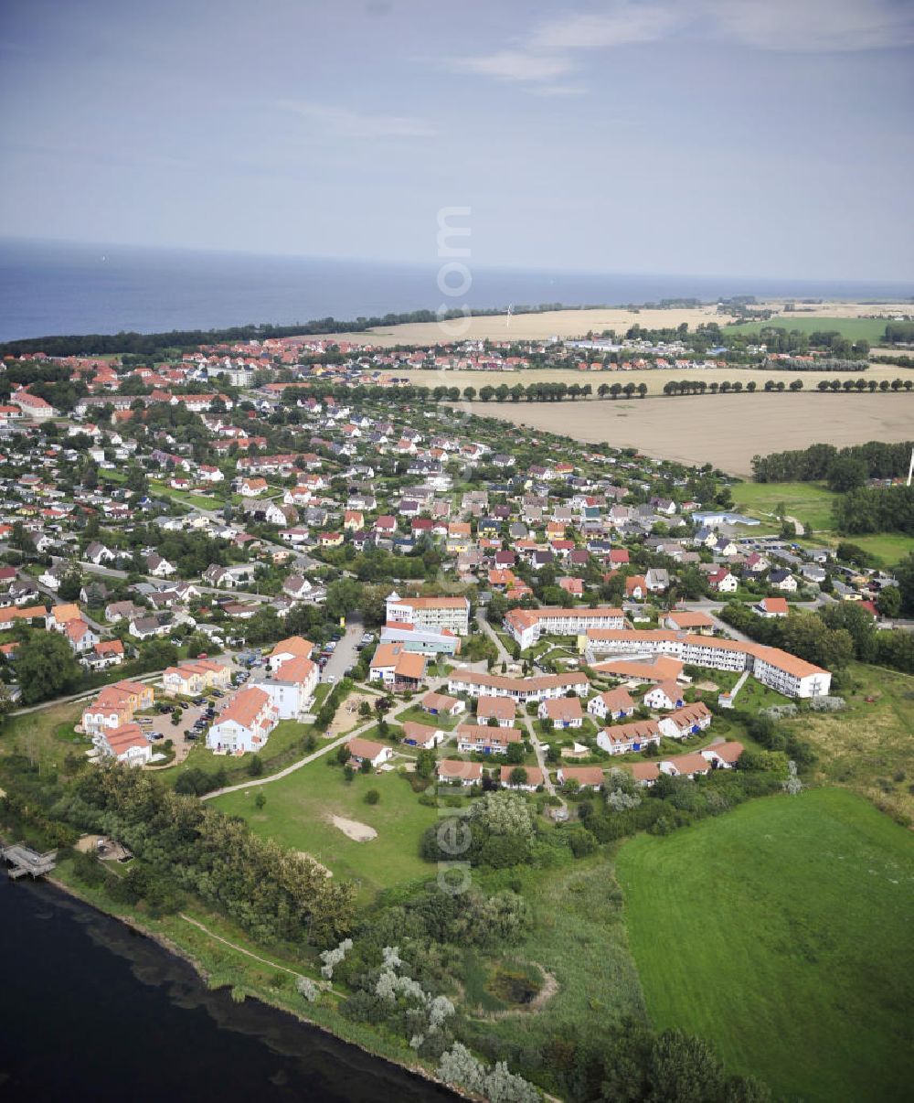 Aerial photograph Rerik - Rerik / Mecklenburg Vorpommern Blick auf das Feriendorf der AWO SANO gGmbH am Haffwinkel 18 in 18230 Ostseebad Rerik. View of the Village of AWO SANO gGmbH on Haffwinkel in Rerik.