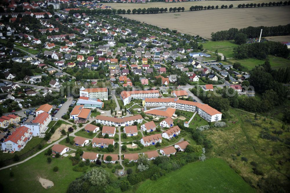 Aerial image Rerik - Rerik / Mecklenburg Vorpommern Blick auf das Feriendorf der AWO SANO gGmbH am Haffwinkel 18 in 18230 Ostseebad Rerik. View of the Village of AWO SANO gGmbH on Haffwinkel in Rerik.