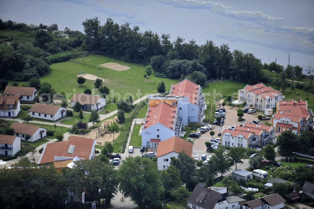 Aerial photograph Rerik - Rerik / Mecklenburg Vorpommern Blick auf das Feriendorf der AWO SANO gGmbH am Haffwinkel 18 in 18230 Ostseebad Rerik. View of the Village of AWO SANO gGmbH on Haffwinkel in Rerik.