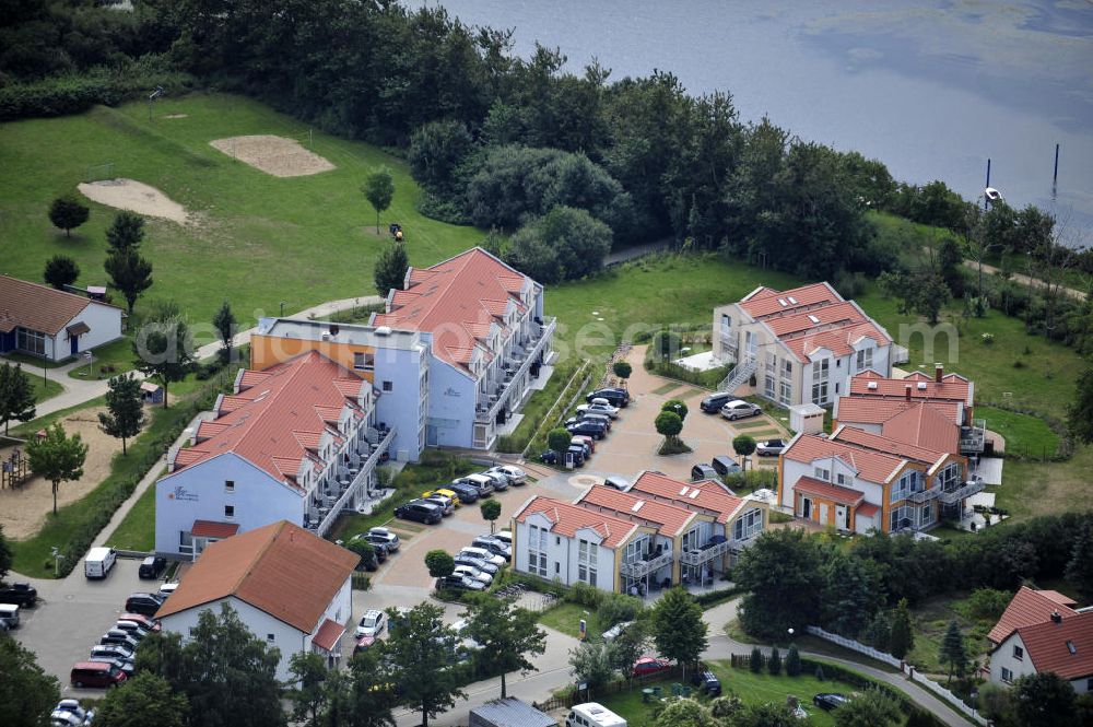 Rerik from above - Rerik / Mecklenburg Vorpommern Blick auf das Feriendorf der AWO SANO gGmbH am Haffwinkel 18 in 18230 Ostseebad Rerik. View of the Village of AWO SANO gGmbH on Haffwinkel in Rerik.