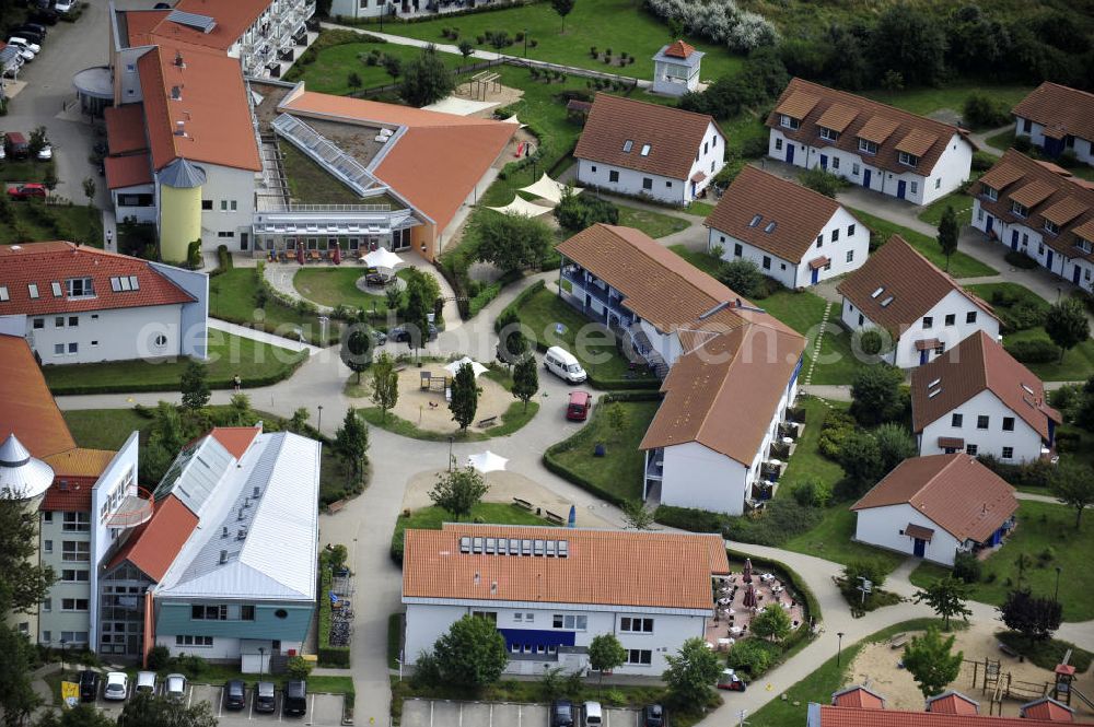 Aerial photograph Rerik - Rerik / Mecklenburg Vorpommern Blick auf das Feriendorf der AWO SANO gGmbH am Haffwinkel 18 in 18230 Ostseebad Rerik. View of the Village of AWO SANO gGmbH on Haffwinkel in Rerik.