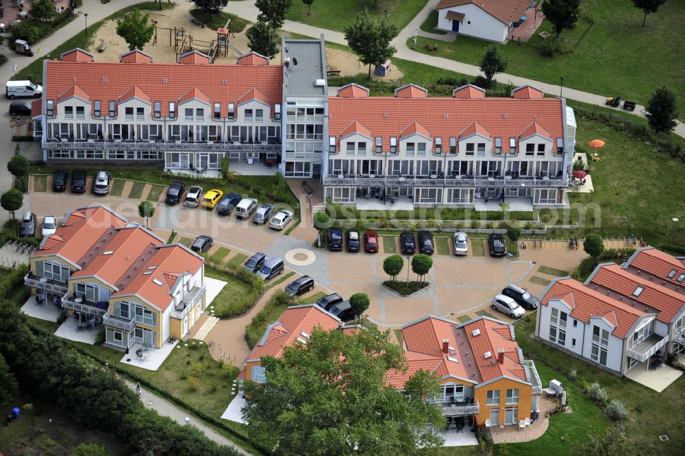 Rerik from above - Rerik / Mecklenburg Vorpommern Blick auf das Feriendorf der AWO SANO gGmbH am Haffwinkel 18 in 18230 Ostseebad Rerik. View of the Village of AWO SANO gGmbH on Haffwinkel in Rerik.