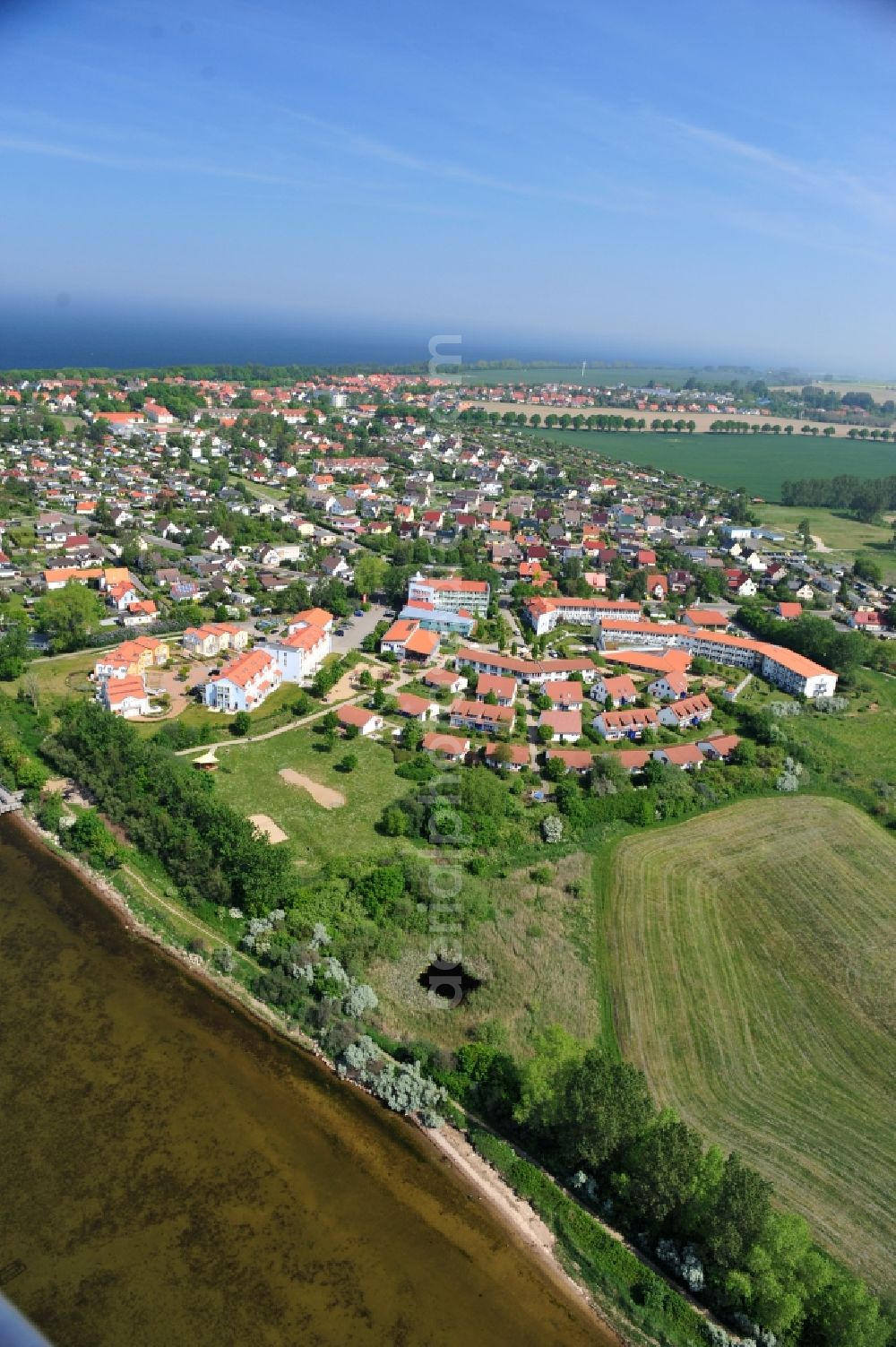 Rerik from above - View of the Village of AWO SANO gGmbH on Haffwinkel in Rerik