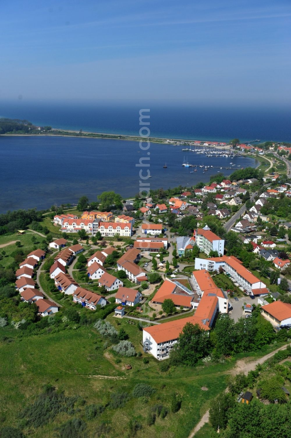 Rerik from above - View of the Village of AWO SANO gGmbH on Haffwinkel in Rerik