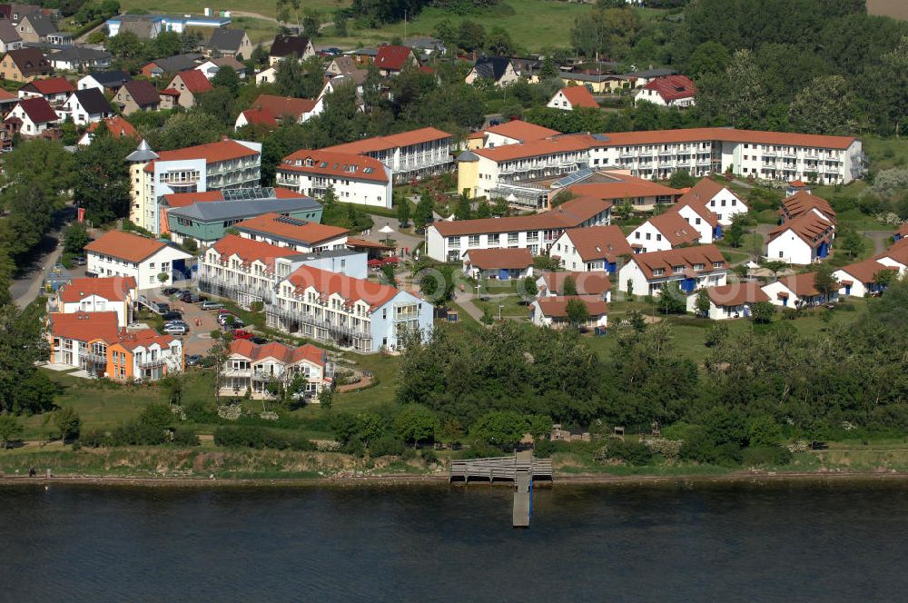 23.05.2009 from the bird's eye view: Rerik / Mecklenburg Vorpommern 10.05.2008 Blick auf das Feriendorf der AWO SANO gGmbH am Haffwinkel 18 in 18230 Ostseebad Rerik .